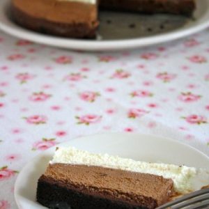 Quadruple Chocolate Mousse Cake