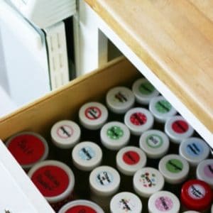 Creating an Organized Spice Drawer