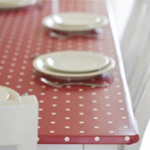 Re-Covering My Kitchen Table in Oilcloth