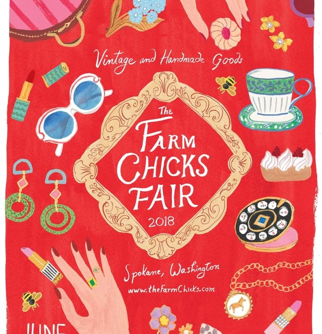 The 2018 Farm Chicks Fair Poster