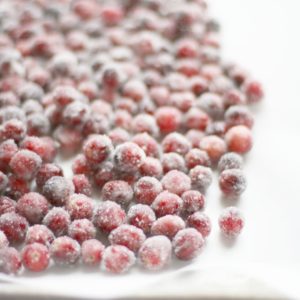 Sugared / Candied Cranberries Recipe