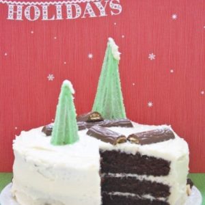 Christmas Tree Wilderness Cake