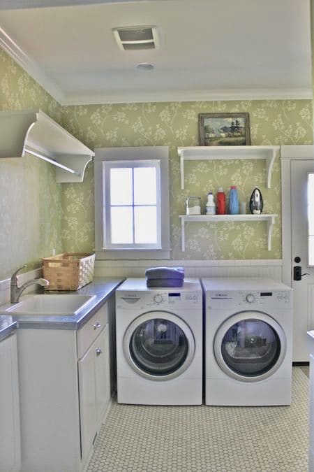 My Farmhouse Laundry & Mudroom